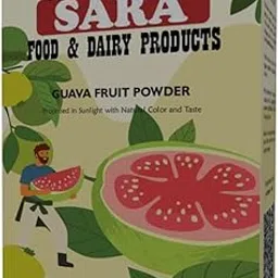 Sara Food Guava Fruit Powder Ready to use | Farm Fresh | Zero added Colours, Fillers, Additives & Preservatives | 100 gm-image-99