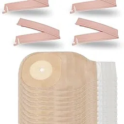 MED CP-170_CC-1005 Clamp Colostomy Transparent Bag with Extra Reusable Clamps | Odour-Control, Leak-Proof Drainable Ostomy Pouch System for Stoma Care (10)-picture-10
