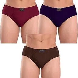 cupatex Men's Cotton Briefs Soft, Breathable Underwear for Men, Multicolour-picture-53