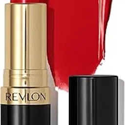 Revlon Super Lustrous Lipstick, High Impact Lipcolor with Moisturizing Creamy Formula, Infused with Vitamin E and Avocado Oil in Red / Coral, Super Red (775)-image-8