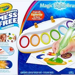 Crayola Color Wonder Magic Light Brush, Mess Free Painting Station for Kids, for Kids, Toddler Toys & Activities, Ages 3, 4, 5| Multicolor-picture-23