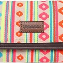 astrid Flapover Multicompartment Wallet for Girls and Women (Multicolor)-picture-37
