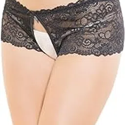 Women's Polyester Spandex Solid G Sting/Thong g stingthong Underwear for Ladies/Girls (Black 62)-image-41