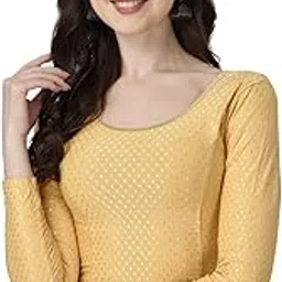 evelix Long Sleeve Readymade Lycra Blouse for Women, Saree and Choli Blouses for Women, Crop Top for Girls, Blouse for Every Occasion-picture-13