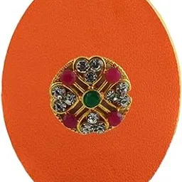 vidhya kangan Handmade Fancy Stone stud Work Saree pin Brooch for Women Jewellery Latest Stylish Crystal Unisex Floral Shape Brooch for Women/Girls (sku-bro2551)-picture-28