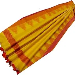 zafreen handloom | Women's Bhagalpuri Temple Weaving Semi Linen Dupatta (Stole) 2.25mtr._Free Size-picture-50