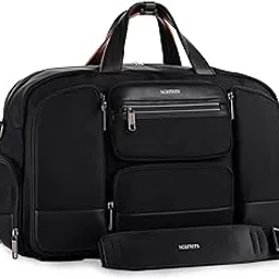 scarters Terminal Travel Messenger Bag | for 16” Laptop | 34.8 ltrs| Water Resistant | Premium Nylon Fabric | Extra Spacious & Multicompartment | Sturdy Shoulder Strap and AirTag Pocket Black-picture-51