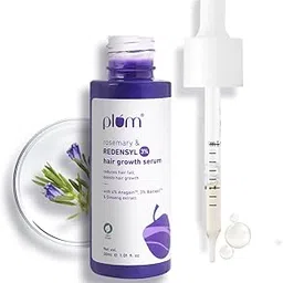 Plum Hair Growth Serum | 3% Redensyl + 4% Anagain + 3% Baicapil | Rosemary & Ginseng Extract | Anti-Hair Fall & Hair Density Booster | For Men & Women, Non-Greasy Formula | 30ml-image-87