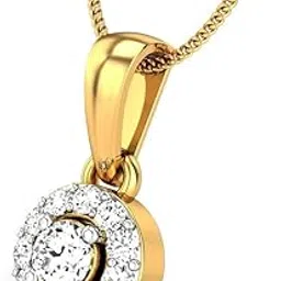 candere Tiger Eye Diamond Pendant-picture-31