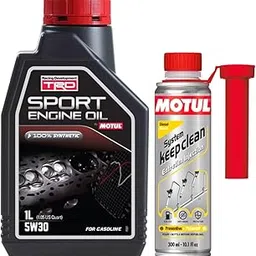 MOTUL RACING DEVELOPMENT TRD SPORT 5W30 Engine Oil For Cars 100% Full-Synthetic Engine Oil (1 L) With Diesel System Keep Clean 300ml Combo-picture-13
