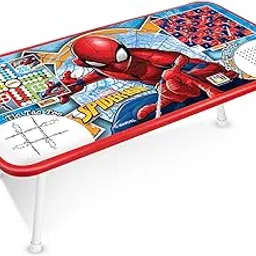 itoys Marvel Spiderman Multipurpose Ludo Game Table for Kids/Toy Table/Foldable Study Table/Laptop Support Table/Multicolor Toys (Color May Vary from Illustration)-picture-32