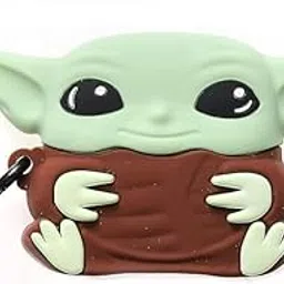 Techmount Compatible with Airpods Pro GEN-2 (2022) Case Cover Silicone Cartoon Character 3D Cover Wtih 360° Protection Airpods Pro 2 Cover Case (NOT for Any Other AIRPODS) (Yoda)-picture-47