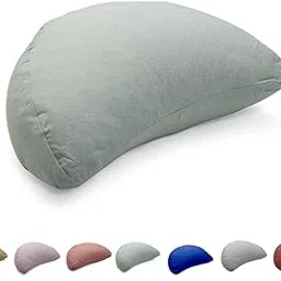 Sarveda Crescent Zafu Meditation Cushion | Misty Blue Medium-image-77