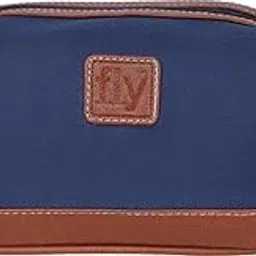 Leather World Vegan Leather Brown Shaving Bag for Men - Leather Dopp Kit |Toiletry Bag|Travel Toiletry (Blue)-picture-40