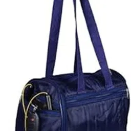 suneshcreation Folding Gym Bag/Small Travel Bag/Duffle Bag/Shoulder Bag/Lunch Bag(Blue) Color : Blue-picture-32