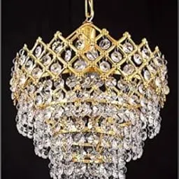 VILOMP Modern S1 Crystal Mdeium 250 mm Chandelier for Home Decoration | Jhoomar for Living Room and for Restaurant-picture-21