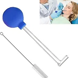 2Pcs Tonsil Stone Removal Tool, Oral Care Set with Blue Ball and Brush for Tonsil Stones Removal, Denture Cleaning Kit for Daily Oral Hygiene and Travel Use-image-7