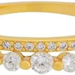 kushal's White Gold Plated Casual 92.5 Pure Silver Finger Ring - 424058-picture-13