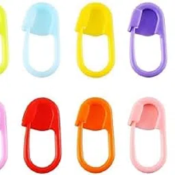 HUSKY QUALITY OUR PRIORITY 25 pcs Plastic Locking Stitch Markers, Knitting Crochet Locking Stitch Markers Knitting Stitch Counter Crochet Stitch Needle Clip (50 Pcs, Multicolor)-picture-54