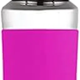 BeyBee Stainless Steel Baby Feeding Bottle with 304 Food Grade Stainless Steel | No Plastic No Leakage, Silicone Grip with Internal ml Marking (2 Extra Nipple Free) | 240 ml | Odour Free | Pink-picture-31