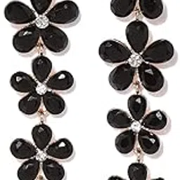 youbella Jewellery Earings for women Gold Plated Dangler floral Earrings for Girls and Women-picture-41