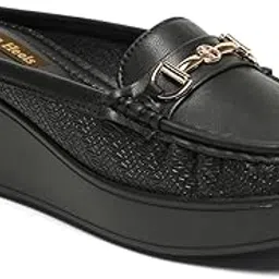 flat n heels Womens Black Casual Shoes FnH GS-157-BK-picture-17