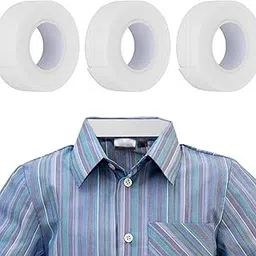 Collar Protector Tape, Shirt Collar Protector Strips, Self-Adhesive Anti-Sweat Neck Pad, Collar Sticker Protection for Shirts, Hats, White-picture-28