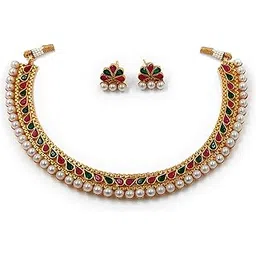 peora Traditional Ethinc Necklace & Jewelry Set Gift for Women-picture-45