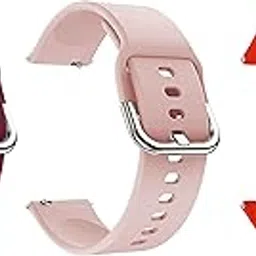 ACM Combo Pack Watch Strap Silicone Belt 22mm compatible with Skagen Kristoffer Skw6501 Sports Hook Band-picture-52