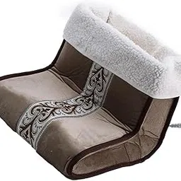 UJEAVETTE® Cosy Electric Foot Warmer Washable 5-Modes Cushion Removable Lining Brown-image-23