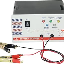 SYSPRO Automatic Battery Charger with 7 AH to 100 AH Battery Charging AMF Panel Bike Truck Car Toys 12V Charger-picture-10