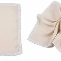 Aarnikawrap Premium 18x18 Inch Muslin Cotton Roti Napkin with Lace Border | Reusable Chapati Cloth for Kitchen | Keeps Rotis Soft and Fresh (2)-picture-24