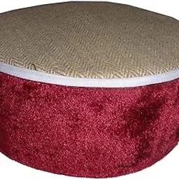 aruna kullu handloom Himachali Patti Woolen Topi/Cap for Men & Women Velvet RED-picture-48