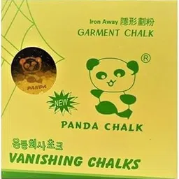 Vanishing Wax Chalk/Disappearing Premium Tailors Wax Chalk | Invisible White Chalk for Marking for Fabrics/Invisible Marking in Fabrics/Heat Vanishing Chalk/Panda Chalk (Pack 50 PCS in Box)-image-15