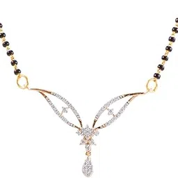 joyalukkas Bandhan collection 18k Yellow Gold and Diamond Pendant-picture-12