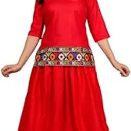 canvir Women's Rayon Top with Long Skirt Set Embroidery Skirt For Women-picture-45