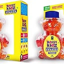 BRITISH LIFE SCIENCES PVT LTD ; Nutrition For A Healthy Beginning Happikidz Calcium + Vitamin D Gummies For Kids (60 Count Gummy Bears) - Strawberry (Pack of 2)-picture-12