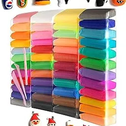 D-fix® 24 Pc Different Color Air Dry Clay for Kids with 6 Sculpting Tools Creative Art & Crafts Play Dough Birthday Return Gift for Boys and Girls – Multicolour-image-31