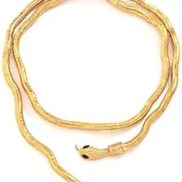cleo be bold be you Gold Plated Snake Chain Necklace for Women | Stylish Serpent Design Choker | Trendy Adjustable Fashion Jewelry Gift-picture-11
