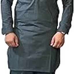 sys smart your shopping Preen Double Pocket Pathani Suit/Kurta Pajama Set Cotton Blend-picture-36