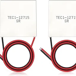 TEC1-12715 Thermoelectric Peltier Cooler Module 40x40mm 15A 12V 230W Solid-State Cooling Device Semiconductor Heatsink Compatible Electronic Components Pack of 2-picture-13