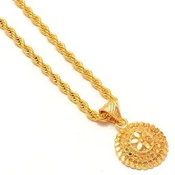 JewarHaat Gold Plated Locket/Pendant with Rope/Rassi Chain Daily use for Men, Women & Girls, Boys-picture-23