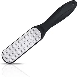 YANCI Professional Pedicure Foot Filer Double-Sided Stainless Steel Foot Scrubber Callus Remover Dead Skin Hard Skin Corn Removal Pedicure Exfoliator For Wet Or Dry Feet (Black)-picture-57