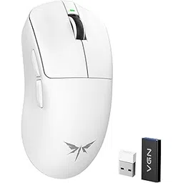 VGN F1 MOBA Wireless Gaming Mouse, 4K Polling Wired/Wireless Gamer Mice with 26K Optical Sensor, 55g Lightweight, 200h Battery Life, 6 Programmable Buttons, USB-C Charging, for PC/Mac/Laptop - White-picture-14