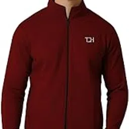 tqh Men Full Sleeve High Neck Zippered Solid Black Sweatshirt-picture-24