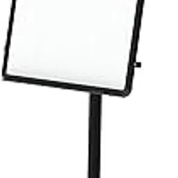 Pragati Systems® Mobile Presentation Cum Flip Chart Stand for Office, Meeting & Training | 2x3 Feet Non-Magnetic Dry Erase White Board with Built-in Wheels and Adjustable Height & Angle (Jet Black).-picture-10