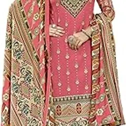 shempire Spun Wool Digital Printed Pashmina Salwar suit for Women with Shawl for Winter wear (AVANTI3006_Dress material for Women_Powder Pink_Unstitched)-picture-25