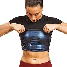 Sweat Shaper Women's Athletic Tee, Short Sleeve High-Performance Compression T-Shirt, Performance Baselayer Workout Shirt-image-33
