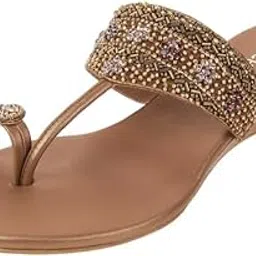 mochi Women Wedge Heel Ethnic-Kolhapuri Sandal-picture-13