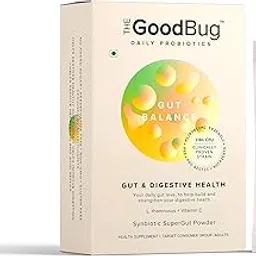 The Good Bug Gut Balance SuperGut Stick for Gut Health, Strong Digestion & Immunity | Probiotics + Inulin + Vitamin C | For Men & Women | 3Bn CFU of Clinically Proven Strains | 30 Days Pack-image-34